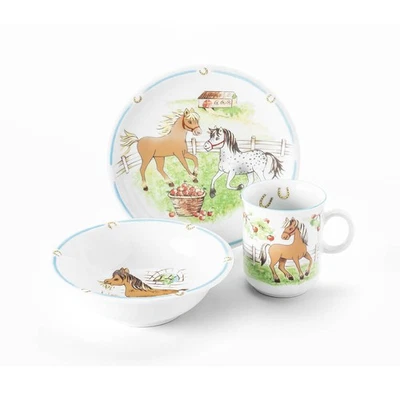 Seltmann Weiden Kindergeschirrset 3-teilig Mein Pony