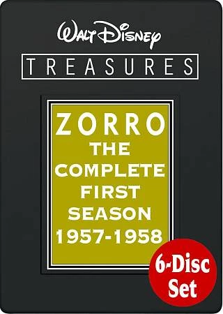 Walt Disney Treasures - Zorro The Complete First Season (DVD, 2009, 6-Disc Set)