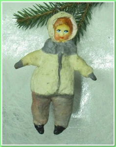 Ancien Ornement de Noël en coton Vintage Sapin Xmas Nouvel An 🎄#19325 - Bild 1 von 9