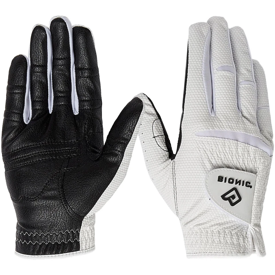 Bionic Men's Right Hand Relax Grip 2.0 Golf Glove - Black