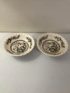 2er Set Vintage Myott Fine Staffordshire Ware Indian Tree 6-1/2" Schüsseln - Bild 1 von 11