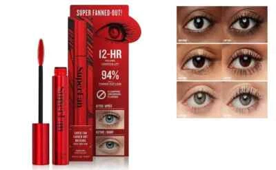 SMASHBOX SUPER FAN FANNED -OUT MASCARA FALSE LASH LOOK BLACK 0.33 OZ NEW BOX - Image 1 of 4