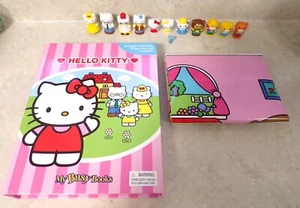Hello Kitty Sanrio My Busy Books w 12 Figurines (including HTF mouse) & mat 2012 - Picture 1 of 10