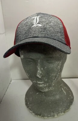New Era 39thirty Louisville Cap Small- Medium Red Gray - Image 1 of 4