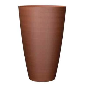Mainstays Tall Red Sienna Recycled Resin Planter, 14in x 14in x 22in - Picture 1 of 7