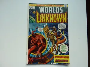 WORLDS UNKNOWN #1 (Marvel May 1973) "The Coming of the Martians!" - Picture 1 of 4