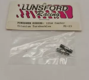 Lunsford Racing Titanium Turnbuckles Team Associated 12 LW Camber Punisher Series - Foto 1 di 1