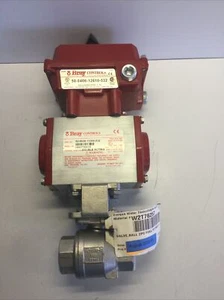 NEW, BRAY, 92-0630-11300-532,PNUEMATIC DOUBLE ACTING W/ BALL VALVE&SWITCH.(8i-1) - Picture 1 of 7