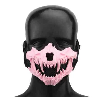 Tactical Protection Wolf Tooth Mask Double Layer Steel Mesh Breathable Half Mask - Image 1 of 4