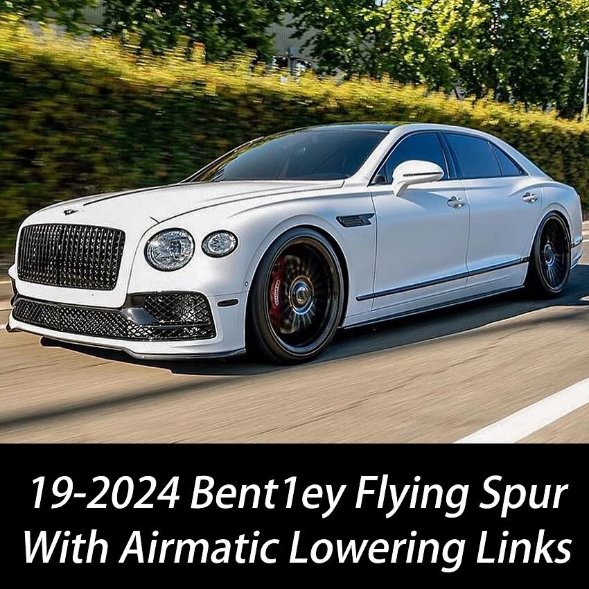 For 2020+ Bentley Flying Spur Adjustable Air Ride Suspension Lowering Kit Links - Imagen 1 de 4