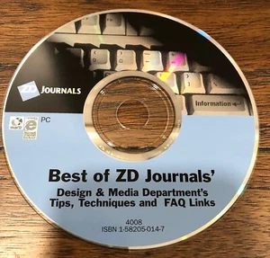 Vintage software CD - Best of ZD Journals - Photo 1/1