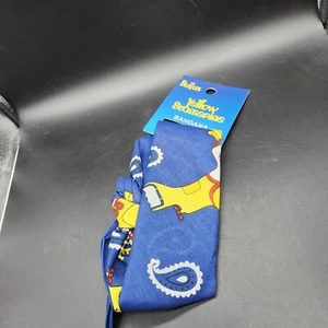 The Beatles 100% Cotton Unisex Bandana NEW Pop Yellow Submarine Multi Color - Picture 1 of 4
