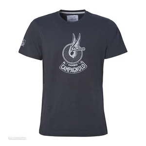 Campagnolo Classic "WINGED WHEEL" Logo T-Shirt : BLUE - Picture 1 of 3