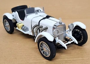 Danbury Mint 1/24 - Mercedes Benz SSKL 1931 White Diecast Scale Model Car - Picture 1 of 7