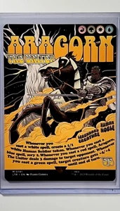 2023 MTG Magic the Gathering LOTR Lord of the Rings Poster Aragorn The Uniter - Picture 1 of 3