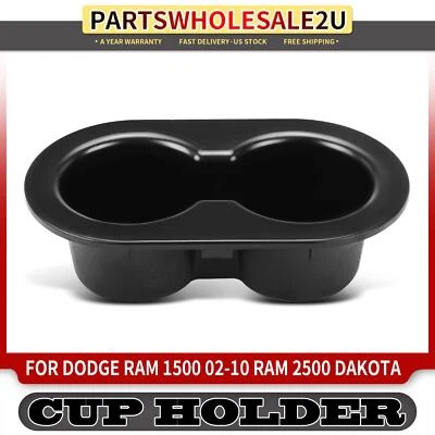 Rear Seat Cup Holder Dual Drink for Dodge Ram 1500 02-10 Ram 2500 4500 Dakota Foto 1 de 4