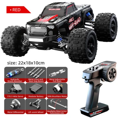 JJRC 4WD 2.4G 40Km/h High Speed brushless Motor Remote Controller Off-Road Car - Image 1 of 4