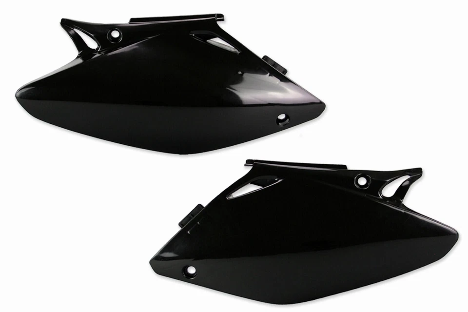Placas de numeración lateral UFO negras para 2002-2004 CRF450R HO03694-001 Foto 1 de 4