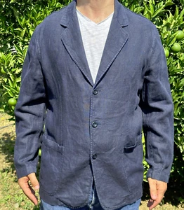 Rare 1999 Linen C.P. Company Cp Light Jacket Flax Formal Suit Tuxedo Size 52 L - Picture 1 of 21