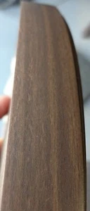 Walnut woodgrain PVC edgebanding 15/16" x 600' feet no adhesive nonglued 1/50" - Picture 1 of 3