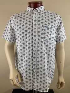 SOUTHERN PROPER Men's Horizon Star Print Cocktail Shirt Size L - Picture 1 of 4