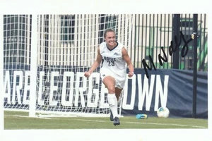 MEAGHAN NALLY Signed 4x6 Photo Soccer GEORGETOWN HOYAS Autograph - Picture 1 of 2