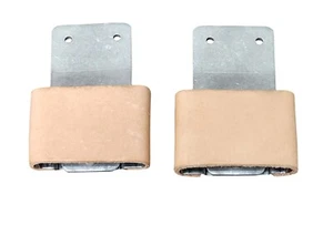 Blevins Type Buckle Replacement Sleeve 2.5 inch Vertical Leather Covered Fenders - Picture 1 of 1