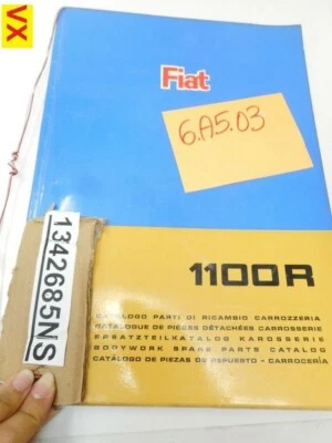 Catalogo parti di ricambio carrozzeria auto d’epoca per Fiat 1100R del 1967 - Immagine 1 di 3