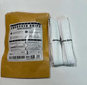 PICKLEBALL GRIFFE AMA Sport Pickleball Paddel Griffband - 2er Pack weiß - Bild 1 von 3