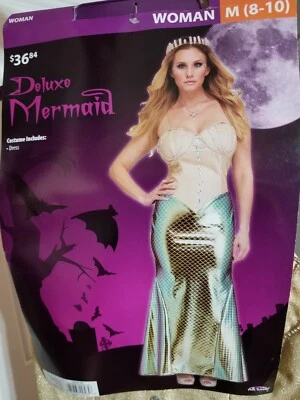 全新 豪华 美人鱼 服装 女式 尺寸 M 8/10 — 第 1/2 张图片