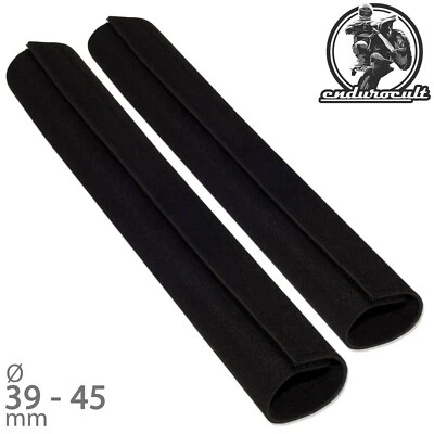 Protectores de horquilla de neopreno con cierre de gancho y bucle 39-45 mm largo - Imagen 1 de 3