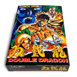 DOUBLE DRAGON - Empty box replacement spare case Famicom game Technos with tray - Picture 1 of 6
