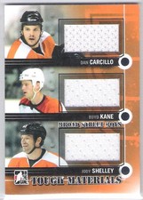 2011-12 ITG Broad Street Boys Tough Customers Jerseys Carcillo/Kane/Shelley