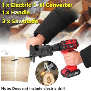 Reciprocating Saw Attachment Adapter Electric Wood Cutter Machine Drill Adapter - Picture 1 of 6