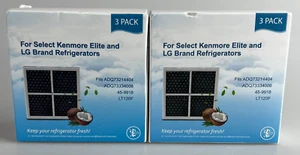 3 Pack LG ADQ73214404 Refrigerator Air Filter Kenmore 469918 LNXS3077 - LT120F - Picture 1 of 4