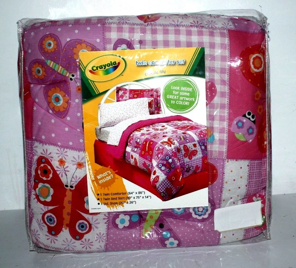 CONJUNTO DE EDREDOM DUPLO MARCA CRAYOLA ALLY 3 PEÇAS  - Imagem 1 de 4