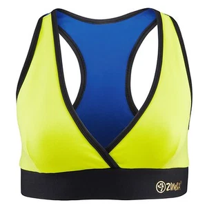 Sujetador deportivo espalda deportiva ZUMBA FITNESS DANCE Top Yoga Gimnasio ZWAG Raro EliteZWear M, S - Imagen 1 de 6