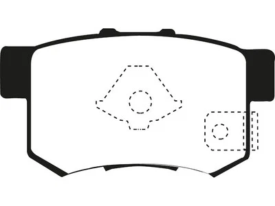 Rear Brake Pad Set For 1997-2001 Acura Integra Type R 1998 1999 2000 GQ445ZJ Foto 1 de 4