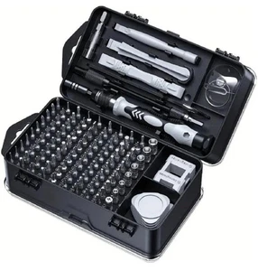 Magnetic Precision 115 in 1 Repair Screwdriver Set PC Phone Electronics Tool Kit - Picture 1 of 6