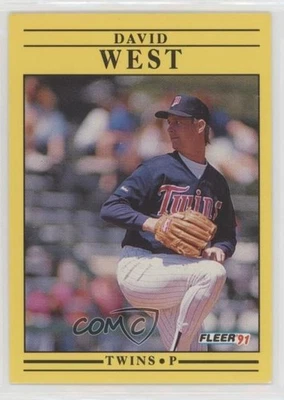 1991 Fleer David West #627 - Image 1 of 2