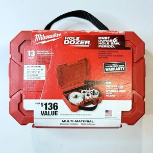 Milwaukee Hole Dozer General Purpose Bi-Metal Hole Saw Set (13-Piece) 49-22-4032 - Picture 1 of 9