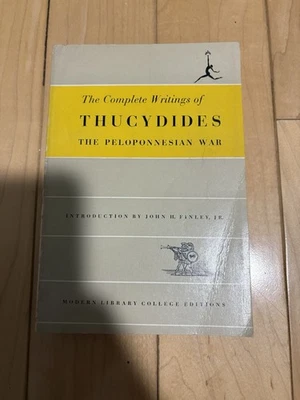 The Complete Writings of Thucydides, The Peloponnesian War, Paperback 1951 - Image 1 of 2