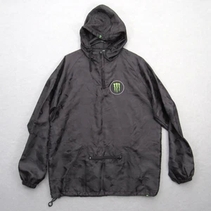 Grand pull coupe-vent homme Monster Energy sweat à capuche noir camouflage léger - Photo 1/13
