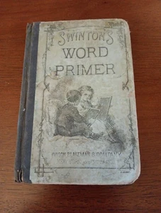 Antique Swinton’s Word-Primer Language Grammer School 1873 American Book Co.  - Bild 1 von 6