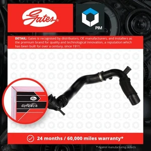Radiator Hose fits VW GOLF Mk6, PLUS 2.0D Upper 08 to 09 Coolant Gates Quality - Picture 1 of 2