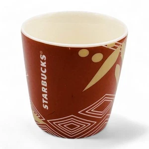 Vaso de chupito con motivo floral Starbucks - diseño marrón de 3 oz - Imagen 1 de 8