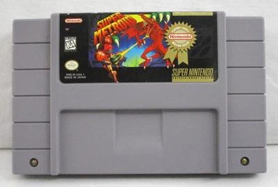 Super Metroid Nintendo SNES Video Game 1994 Player's Choice CART ONLY - Image 1 of 4