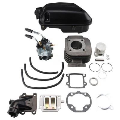 Zylinderkit mit Vergaser für Yamaha BWs 50 Slider MBK Booster Minarelli stehend - Bild 1 von 4