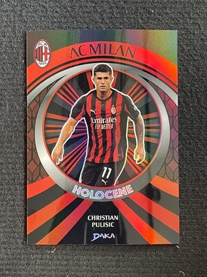 Christian Pulisic 2024-25 Daka Holoceno AC Milán Rojo 19/35 #TE-1 Foto 1 de 2