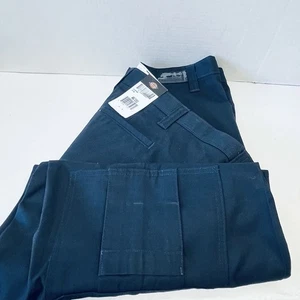 Dickies Herren Cargo Hose 46 UU Ungesäumt Navy Blau EMT Neu mit Etikett NEU - Bild 1 von 9